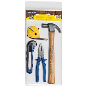 Kit de Ferramentas Tramontina 4 Peças com Martelo e Alicate - KIT FERRAMENTAS 4PCS MARTELO E ALICATE TRAMONTINA. - 2
