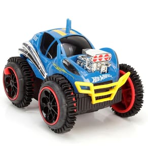 Carro Controle Remoto 3 Funções Hot Wheels Azul - Candide