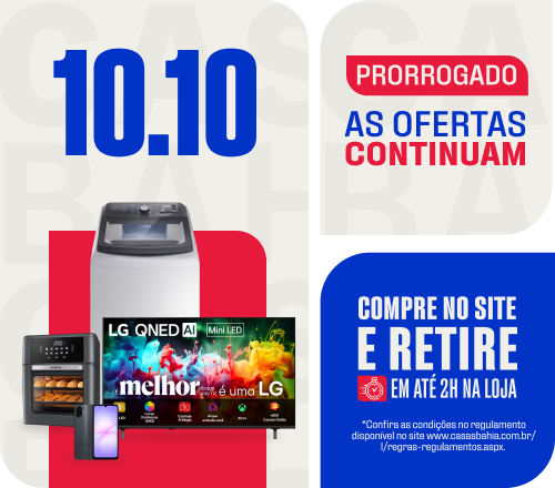 "10.10 Vem aproveitar a lista exclusiva de ofertas com descontos imperdíveis PRORROGADO"