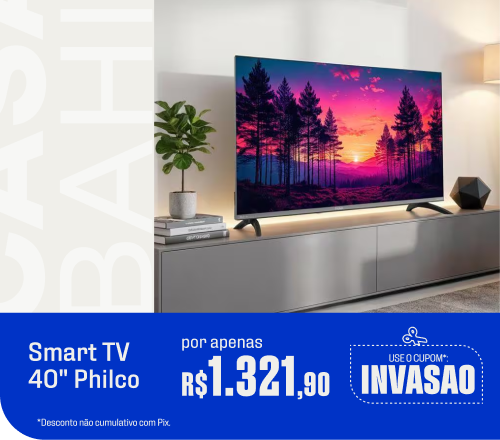 "Smart TV's Smart TV 40"" Philco - por apenas R$ 1.321,90 no cupom INVASAO"