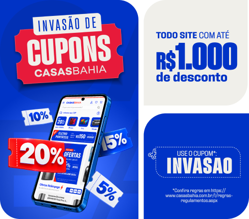 "CUPOM: INVASAO Até R$1.000 reais de desconto"