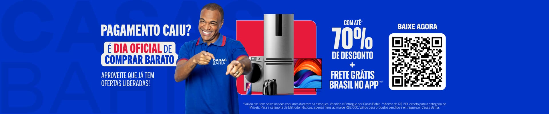 PAGODAY Com até 70% de desconto + Frete Grátis no APP QR CODE