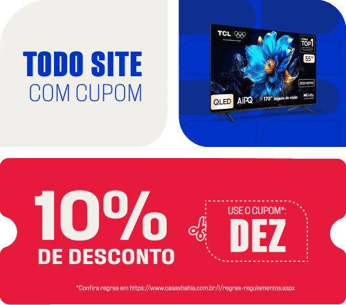 "Festival de Ofertas  Todo o Site com 10% no cupom DEZ + Compre e retire 2H"