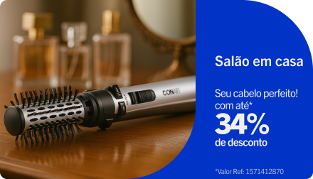 "Salão em casa Seu cabelo perfeito! Produtos com até 34% de desconto*"
