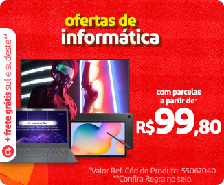 "Ofertas de Informática  com parcelas a partir de 99* + Frete Gratis Sul e Sudeste**"