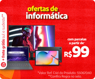 "Ofertas de Informática  com parcelas a partir de 99* + Frete Gratis Sul e Sudeste**"