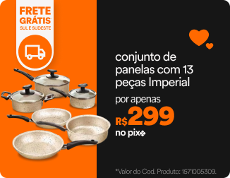 Elegancia na Cozinha, Conjunto de Panelas Imperial - Por Apenas R$ 299,00 no pix + Frete Grátis Sul e Sudeste*