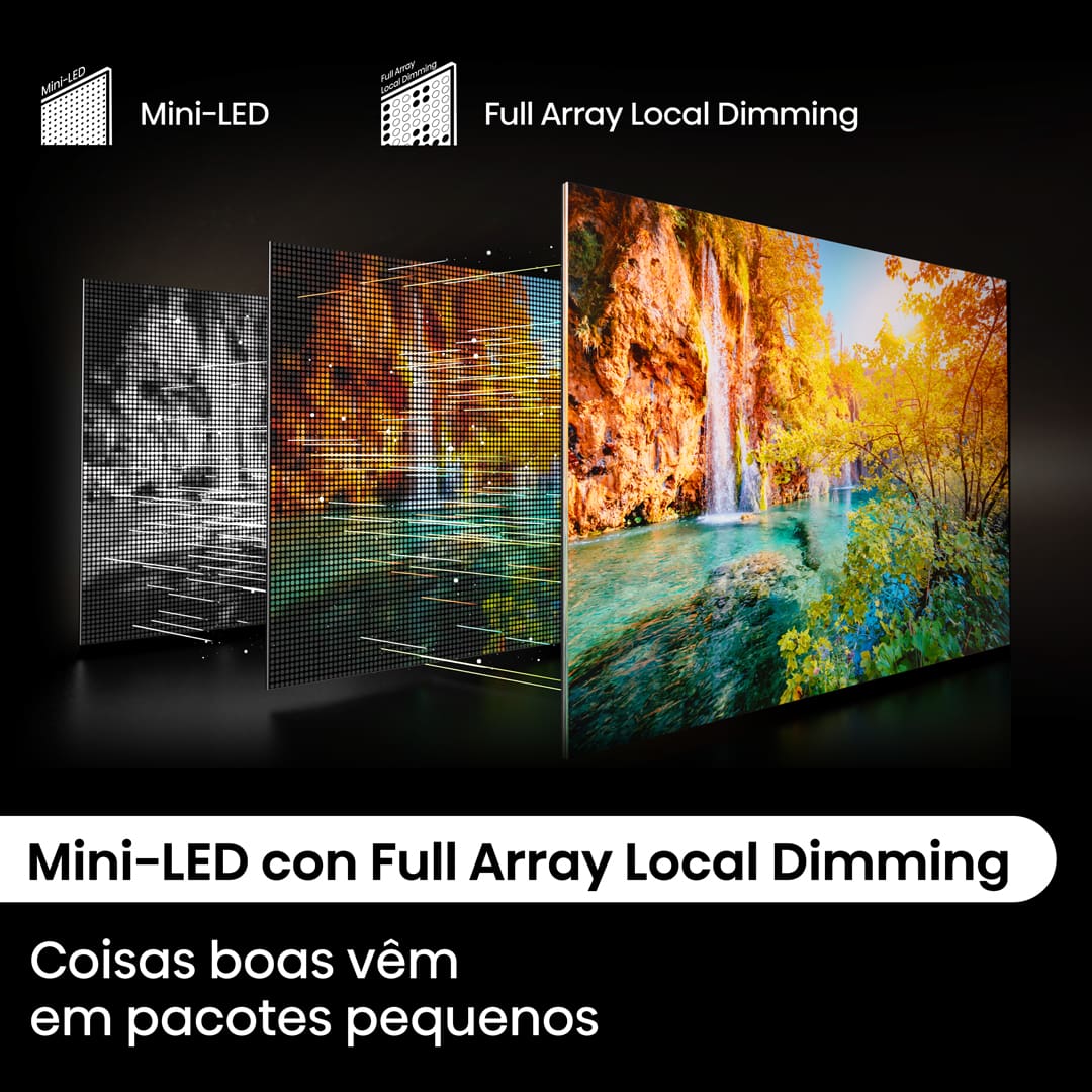  Smart TV 55” Hisense Ultra HD 4K Mini LED U6N