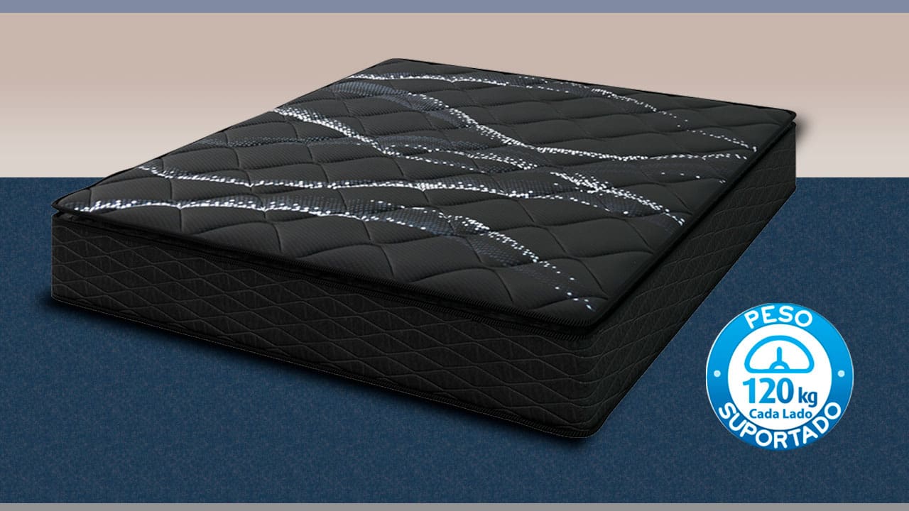 Colchão Queen Size Umaflex New Itália Preto