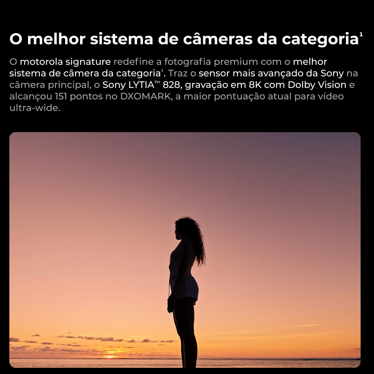 Smartphone Motorola Signature 6.8” 512GB 5G 165Hz Câmera Tripla 50MP