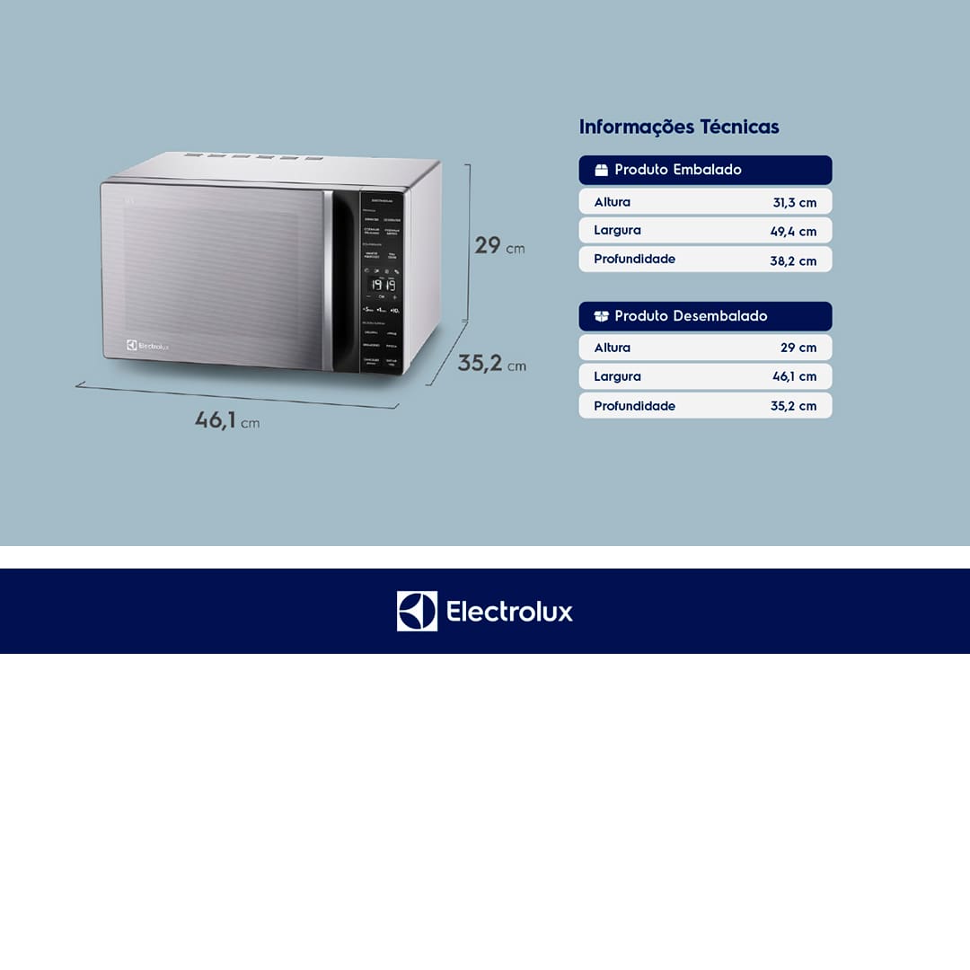 forno-micro-ondas-electrolux-efficient-me23s-23-litros-prata