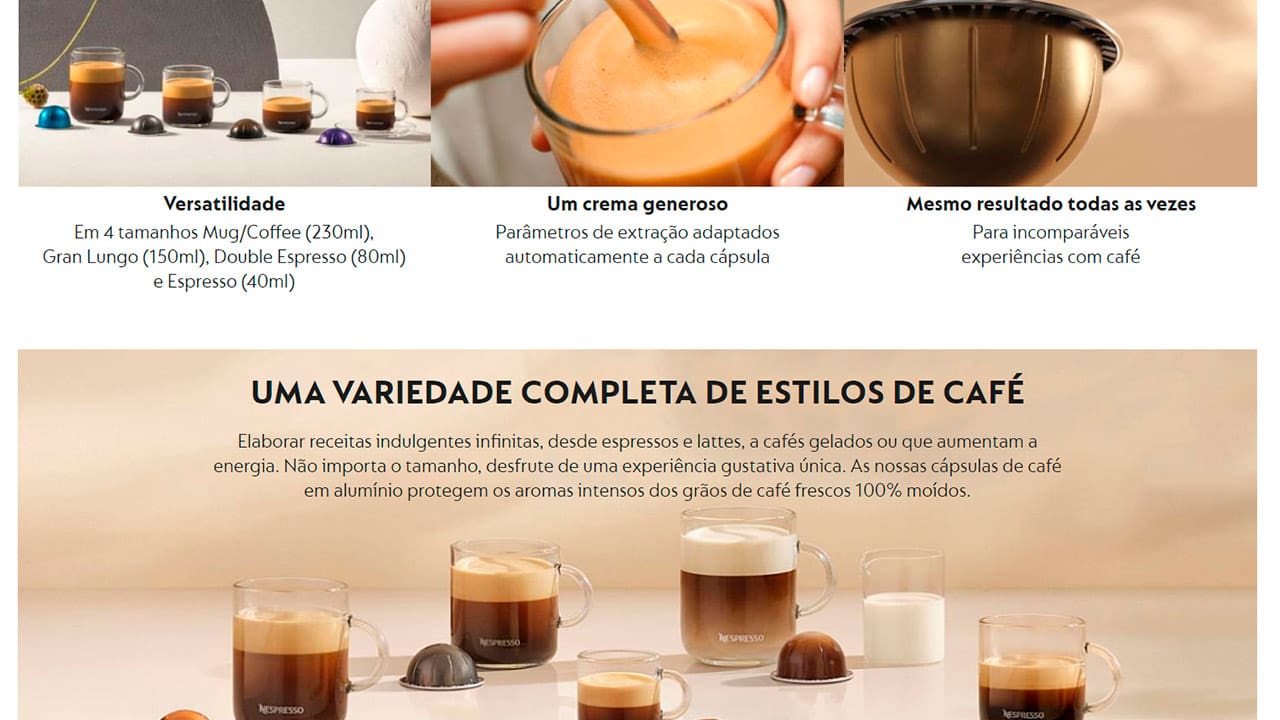 Máquina Café Nespresso Vertuo Pop