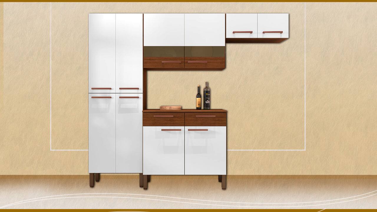 Cozinha Completa Kits Paraná Nala 