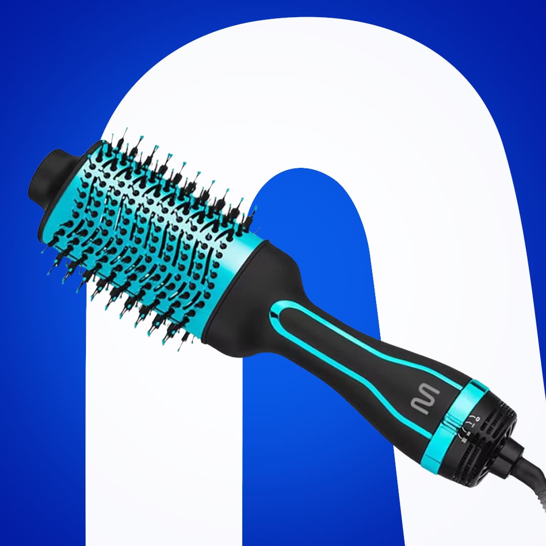 Escova Secadora Oval Multilaser EB117 1350W Azul