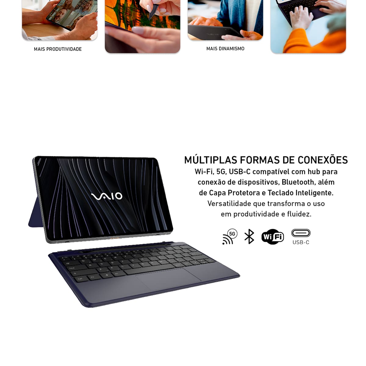Tablet VAIO TL12 AMOLED 12.6” Octa-Core 5G/Wifi 8G