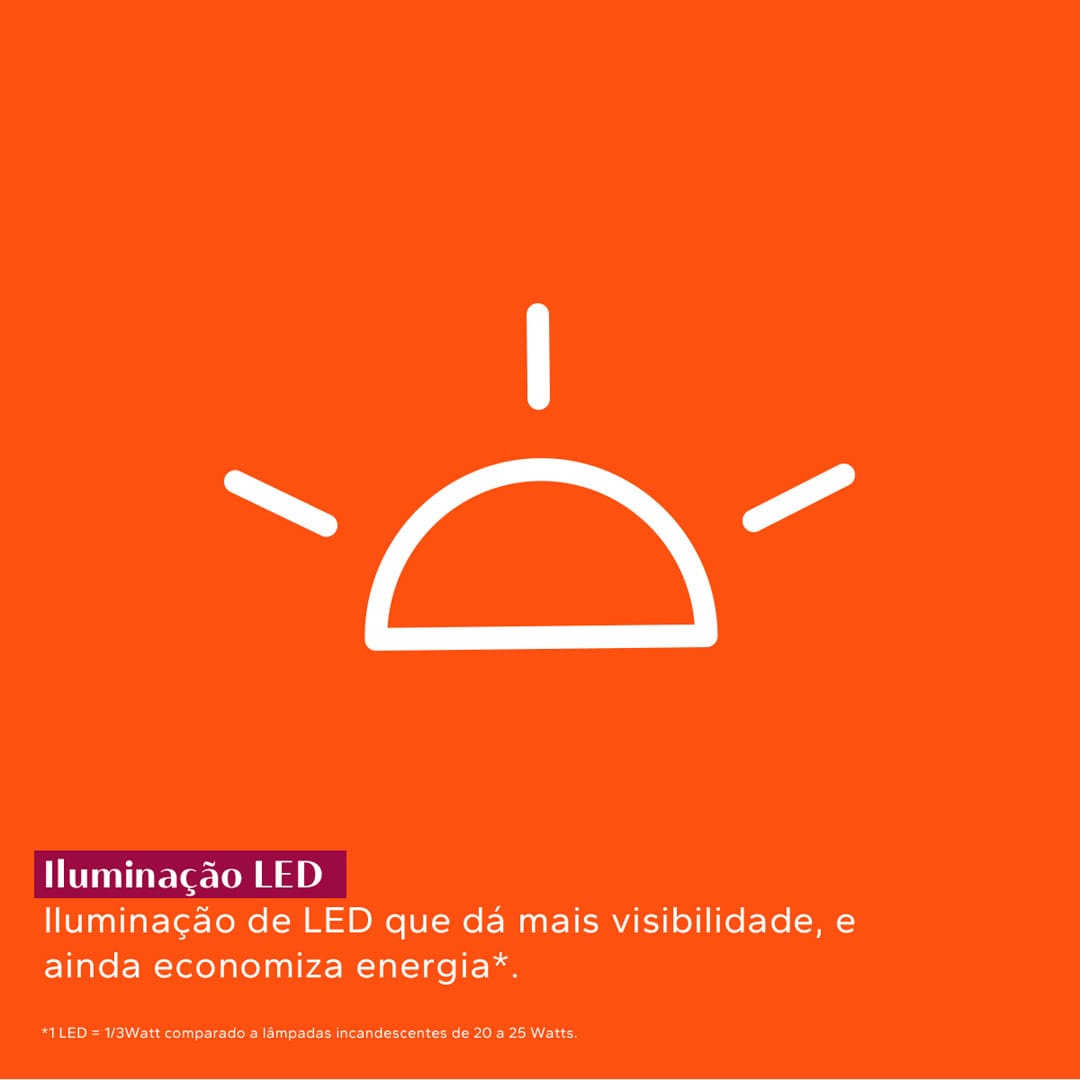 Iluminação clara e uniforme 