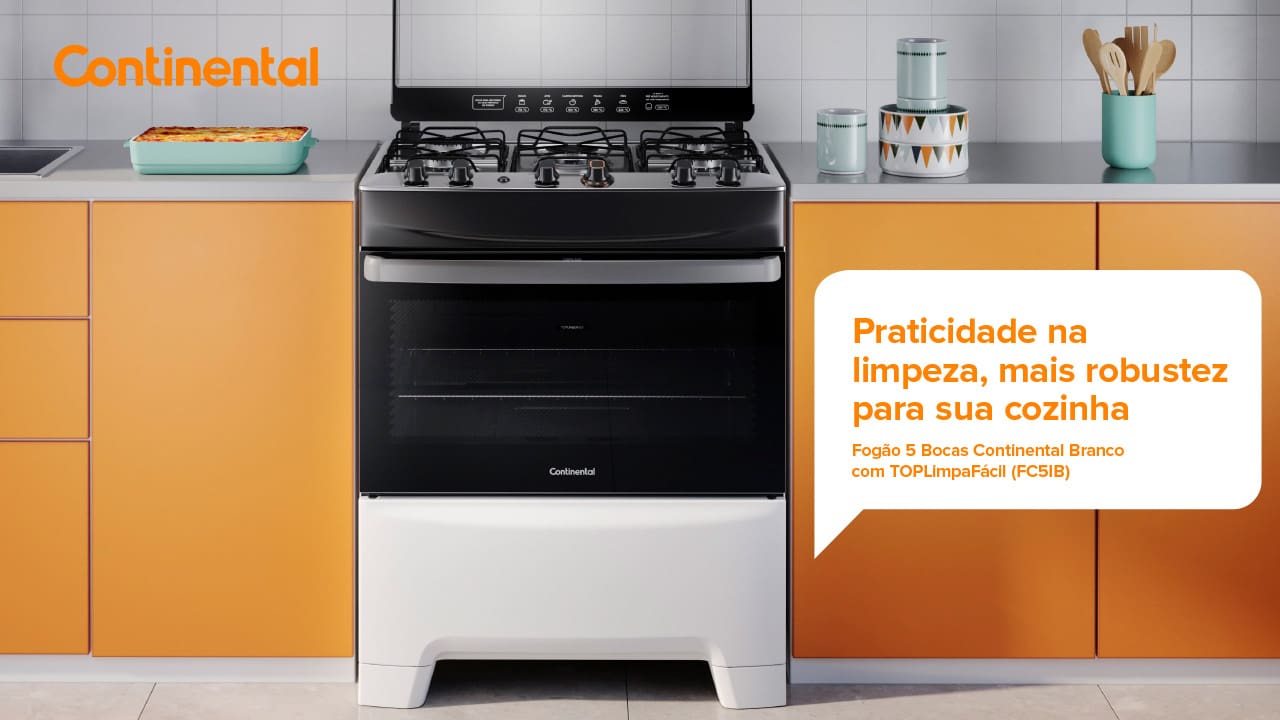 Fogão 5 Bocas Continental FC5IB Branco