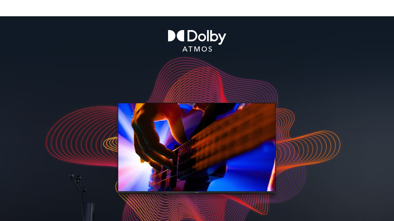 Smart TV 65" 4K Philips 65PUG7419/78 Google TV Comando de Voz Dolby Atmos