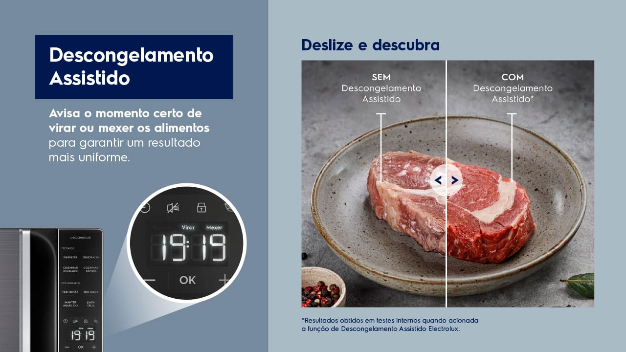 Microondas Electrolux Efficient ME36S Prata 36L