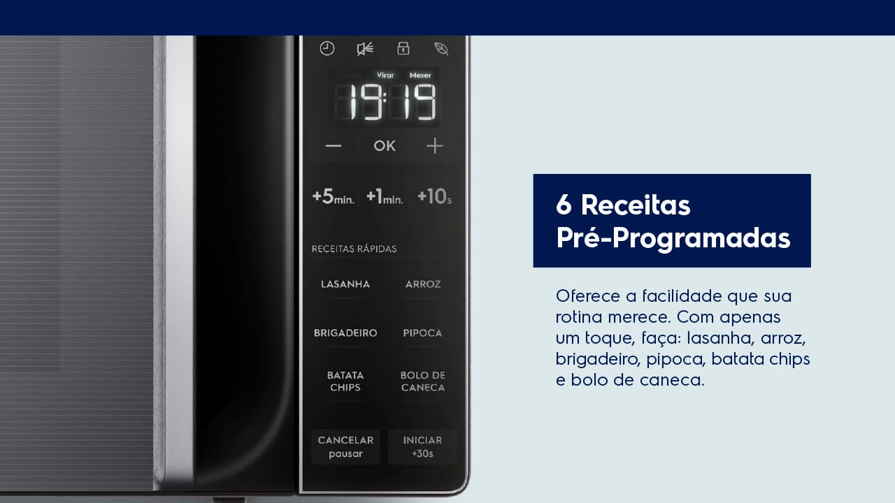 Microondas Electrolux Efficient ME36S Prata 36L