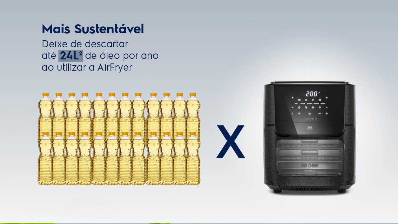FRIT ELETR ELECTROLUX OVEN EXPER EAF90 12L
