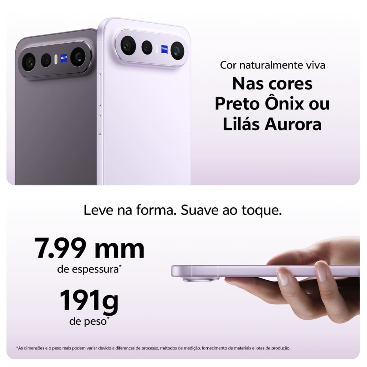 Smartphone JOVI X300 FE 5G Tela 6.31" 256GB 12GB R...
