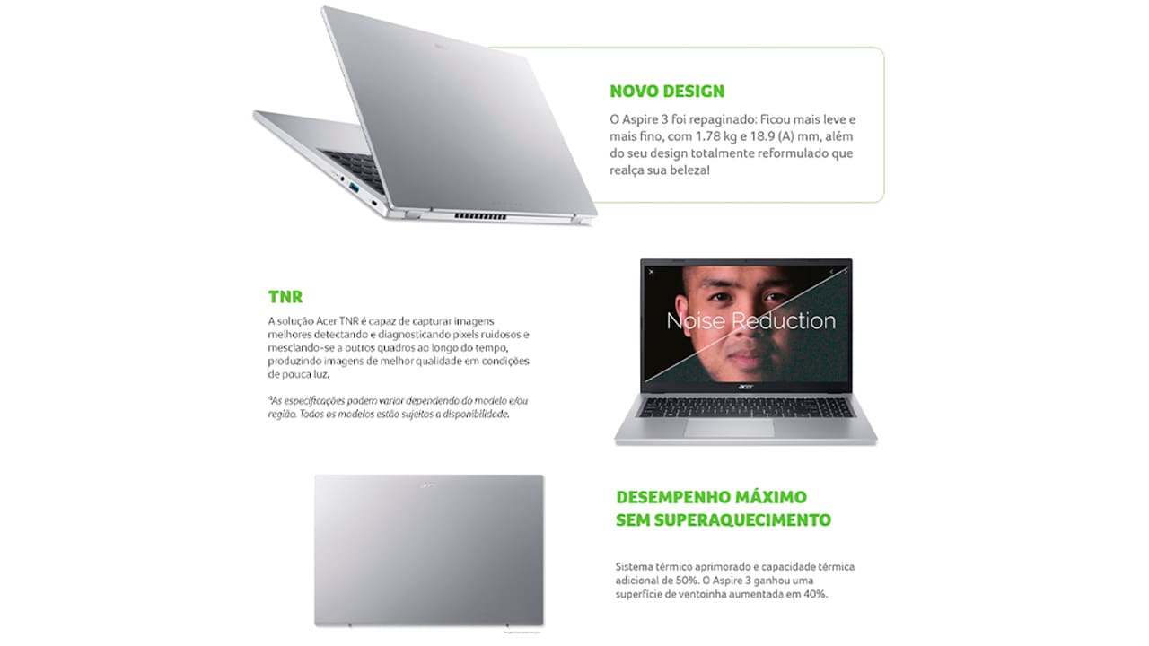 cer Aspire 3 - Notebook – Portátil - Computador portátil - Oferta