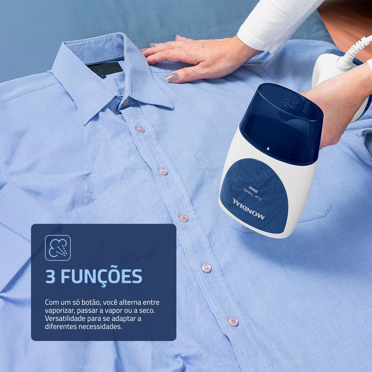 Vaporizador Portátil Mondial VP-10-DB Dobráve