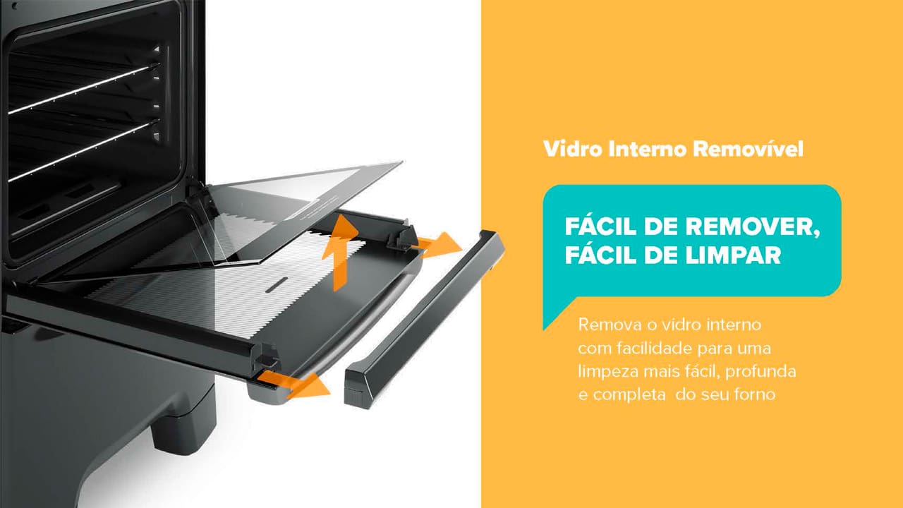 Fogão 4 Bocas Continental FC4GB: máximo desempenho, mínimo consumo O Fogão Continental 4 Bocas FC4GB oferece um desempenho superior com baixo consumo de gás, sendo o forno mais econômico do mercado. Equipado com a tecnologia Eco Turbo, ele reduz desperdícios ao evitar a perda de calor, permitindo que seus pratos sejam assados 37% mais rápido e economizando até 31% de gás. Além de eficiência, seu design moderno traz praticidade para o preparo de receitas deliciosas para toda a família.