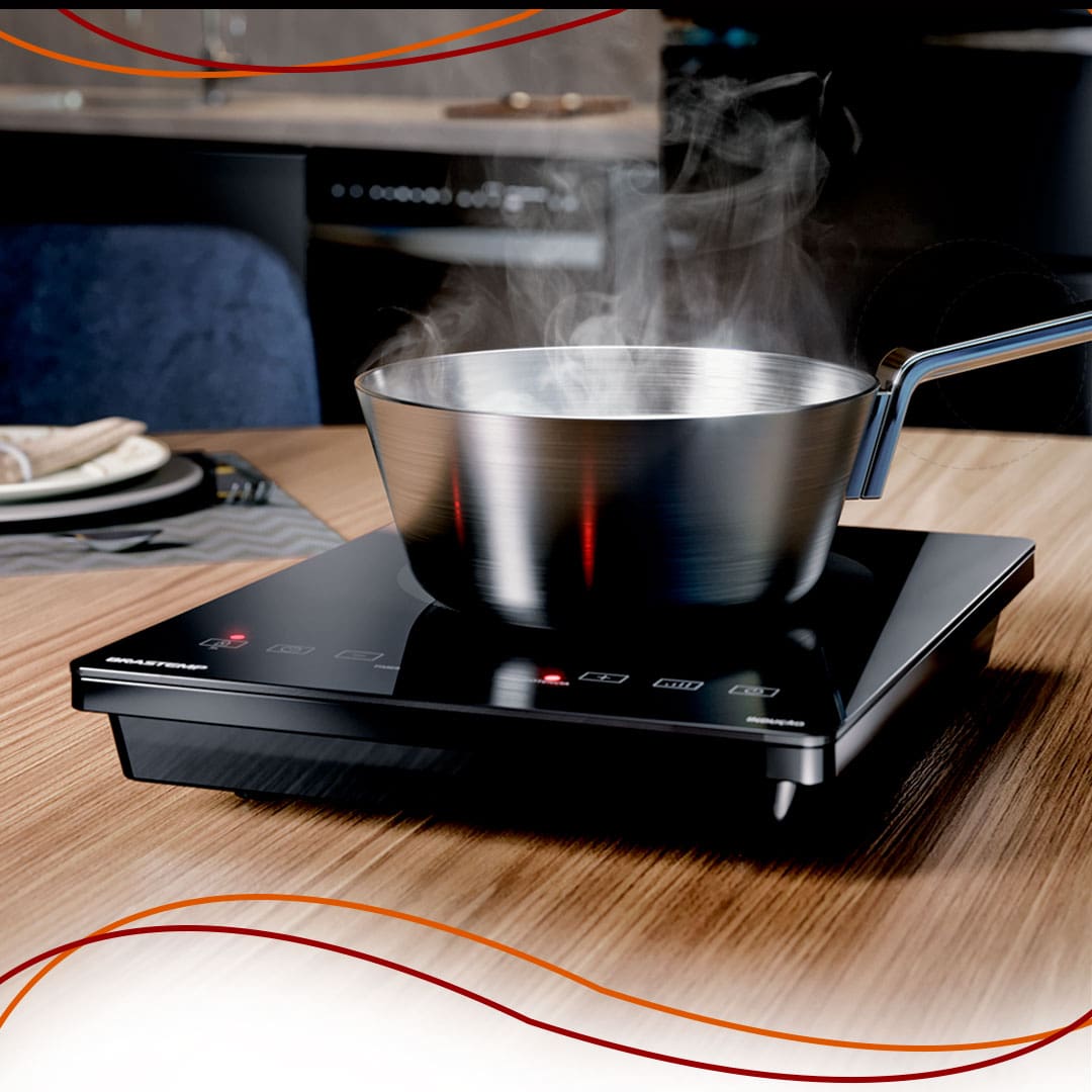 Cooktop de Indução Brastemp BDJ30BE Portátil com 1 Boca 