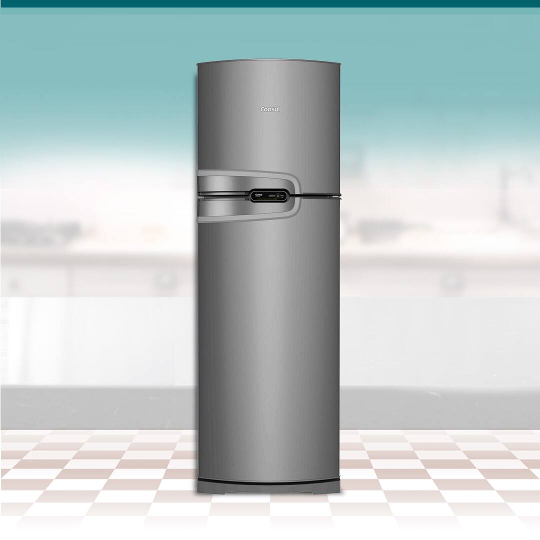 Geladeira Consul Frost Free CRM43NK 386 L Inox