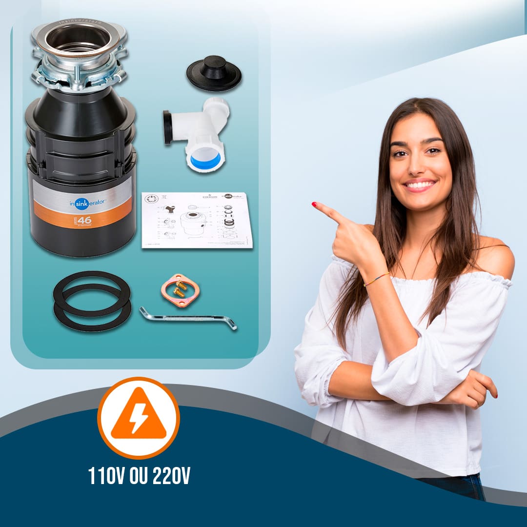Triturador de Alimentos InSinkErator Modelo 46 0,55 HP