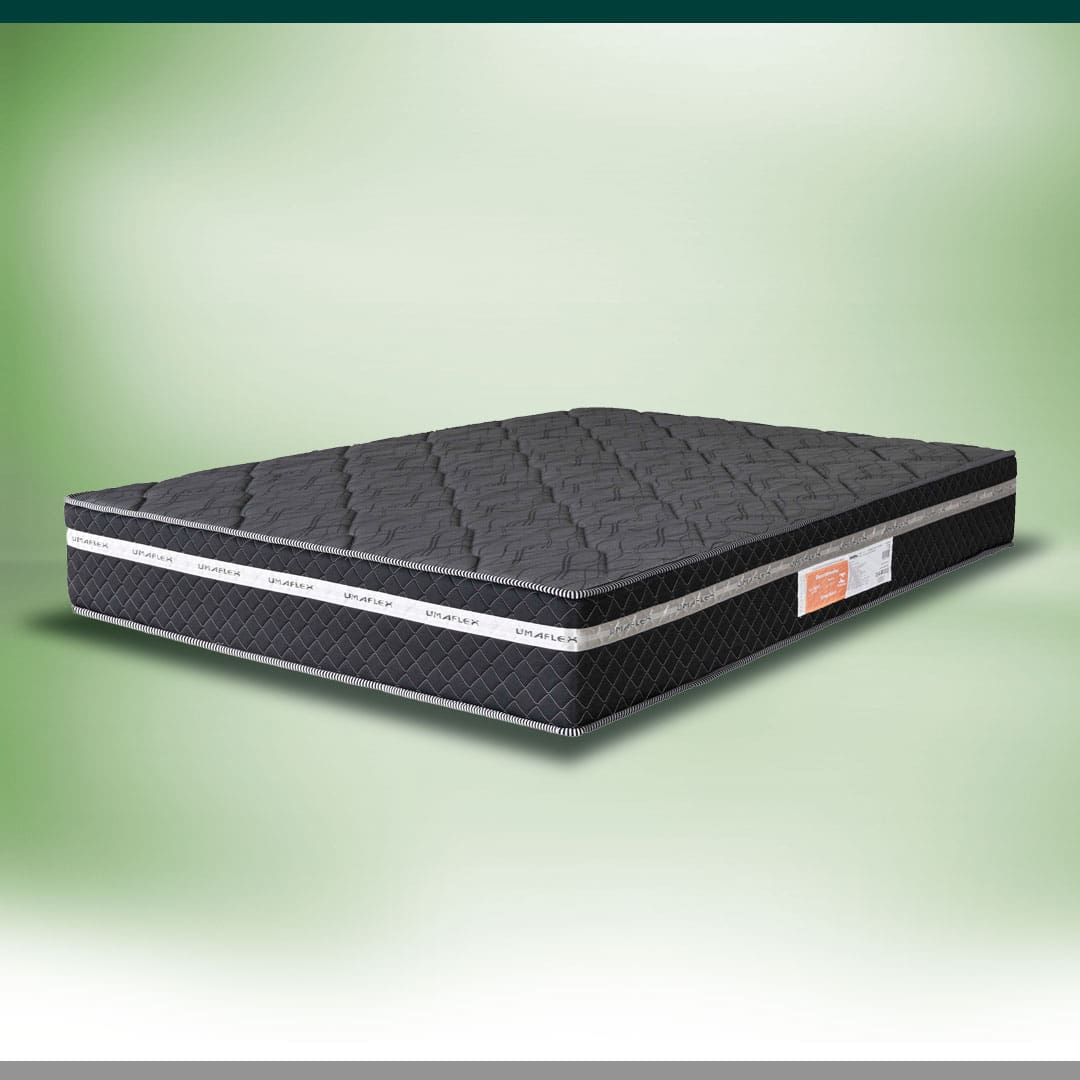 Colchão Casal Umaflex Essencial Chumbo/Preto