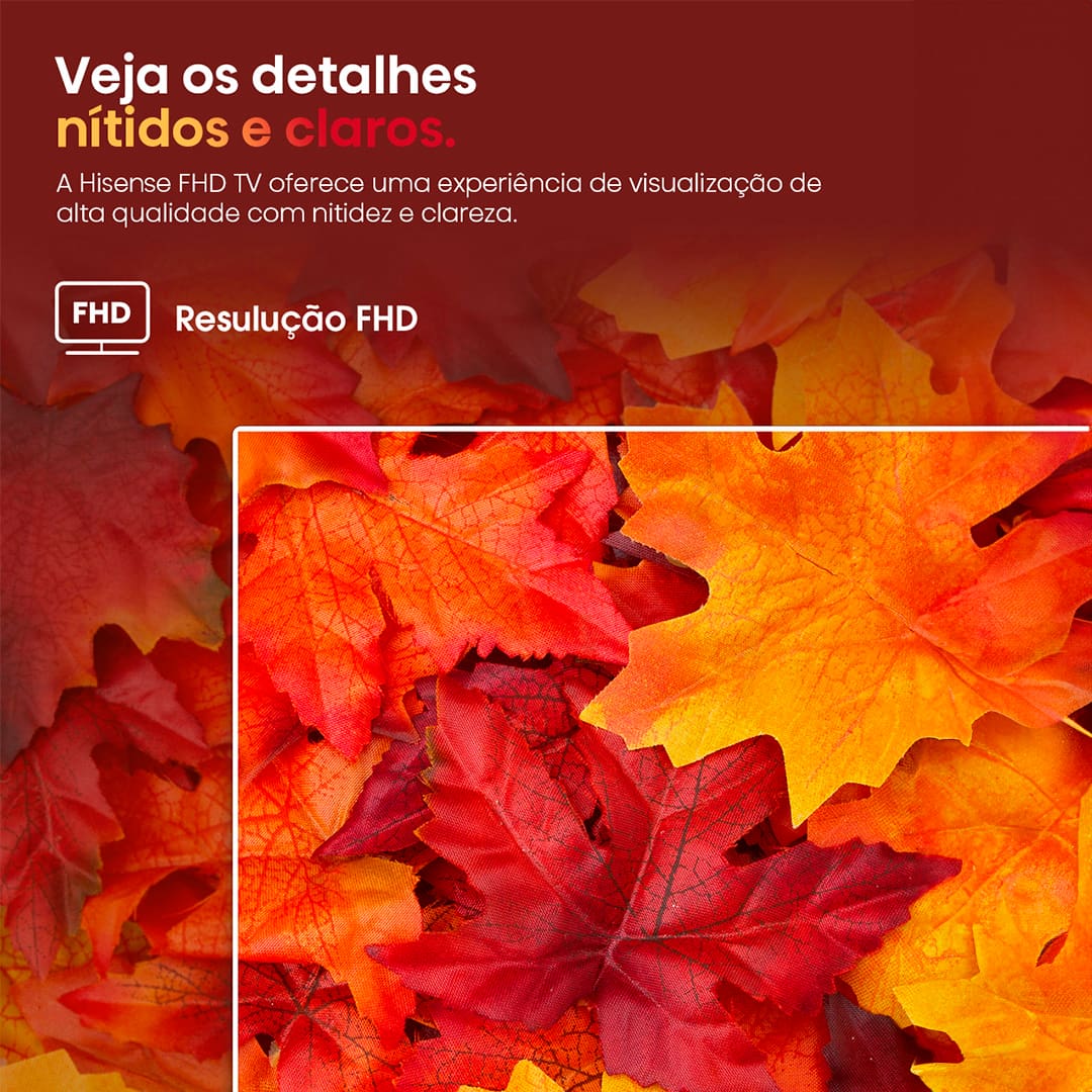 TV Hisense Smart - Preço Acessível - Qualidade de Som – Gamer