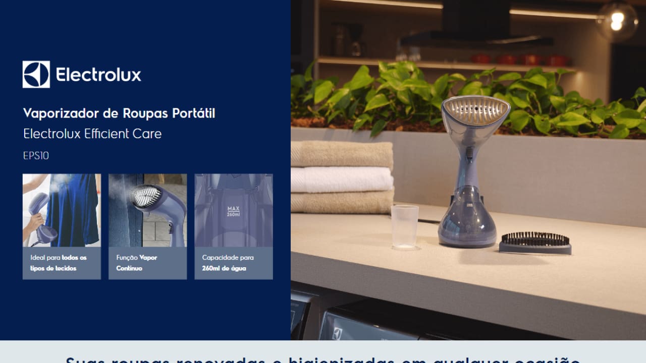 VAPORIZADOR DE ROUPAS ELECTROLUX EPS10