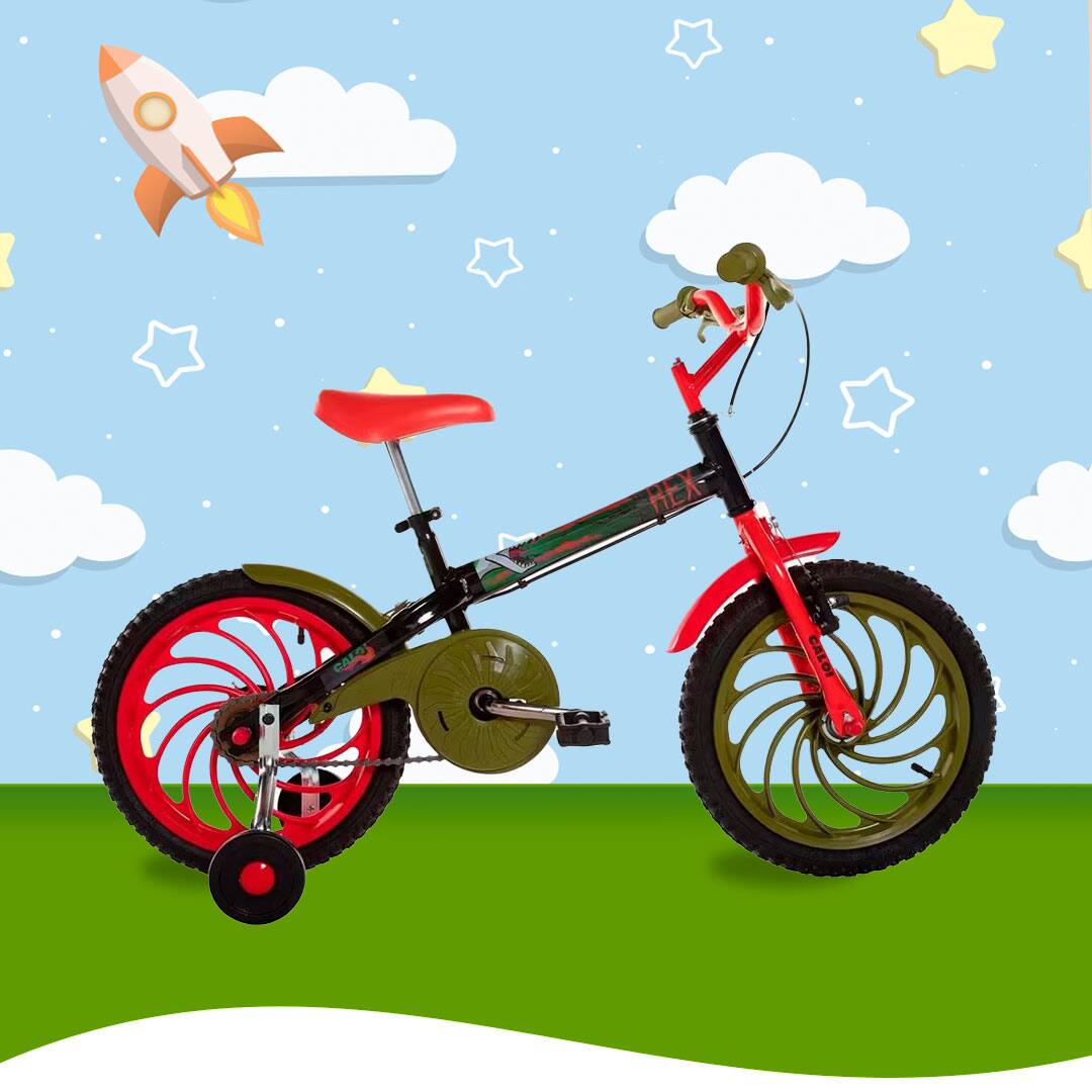 Bicicleta Infantil Caloi Power Rex Aro 16 