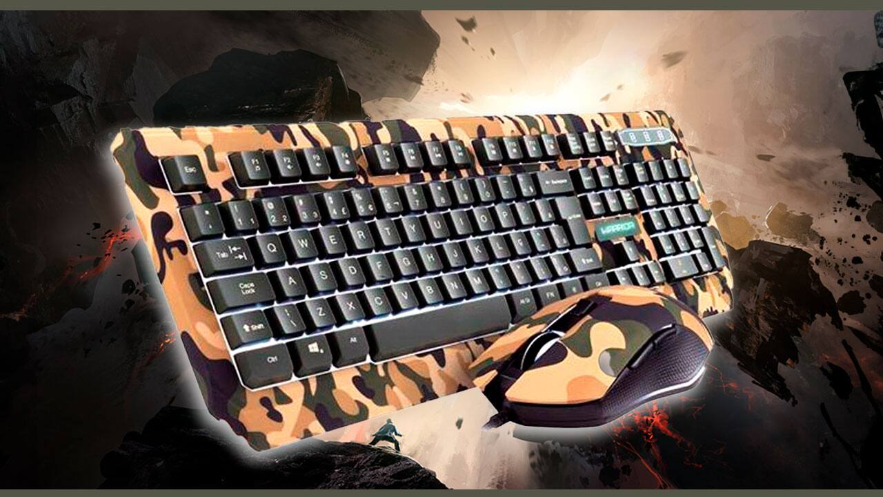 Kit Teclado Mouse Gamer Multilaser Warrior Kyler TC249