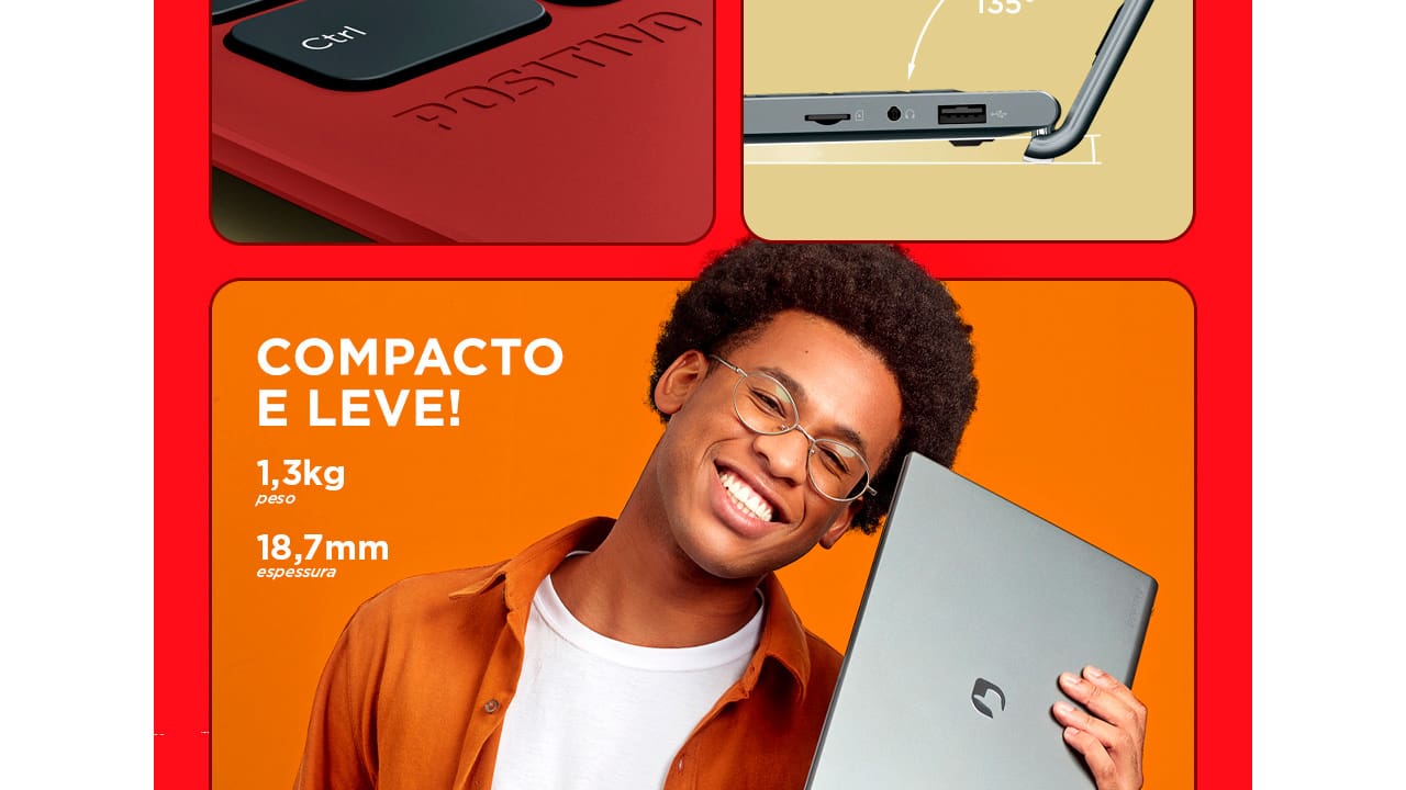 Notebook Positivo Motion Q464C