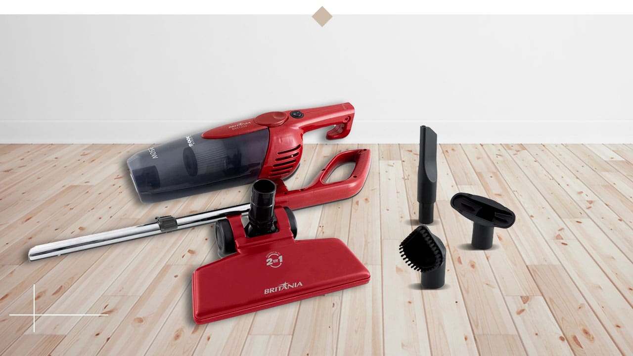 Aspirador Pó Vertical Britânia Dust Off BAS1250V acessórios