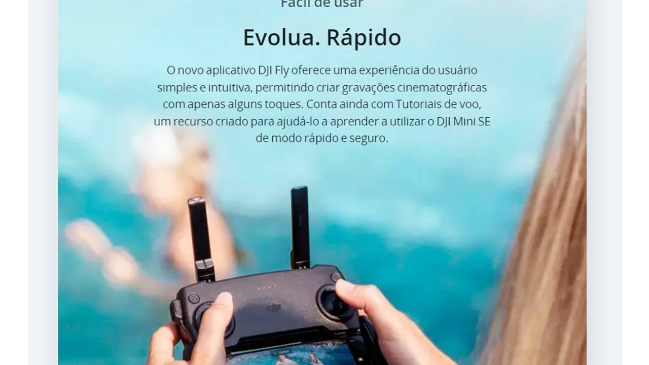Drone DJI Mini SE Cinza