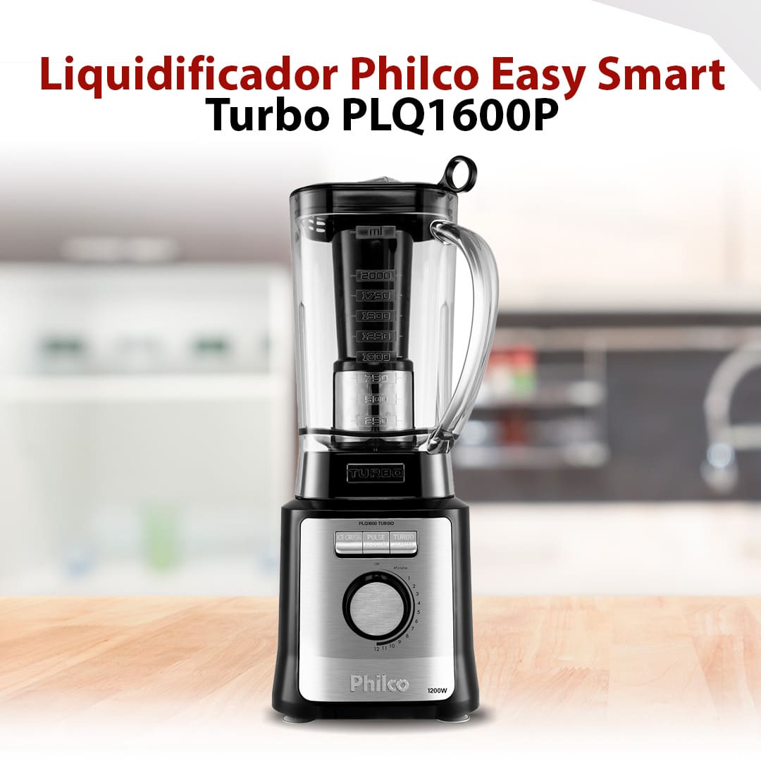 Liquidificador Philco Easy Smart Turbo PLQ1600P 