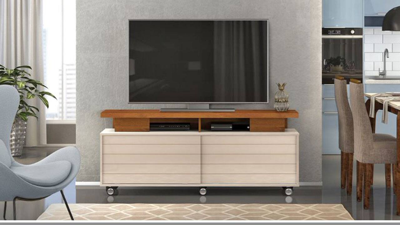 Rack DJ Móveis Dracma TVs 60 polegadas