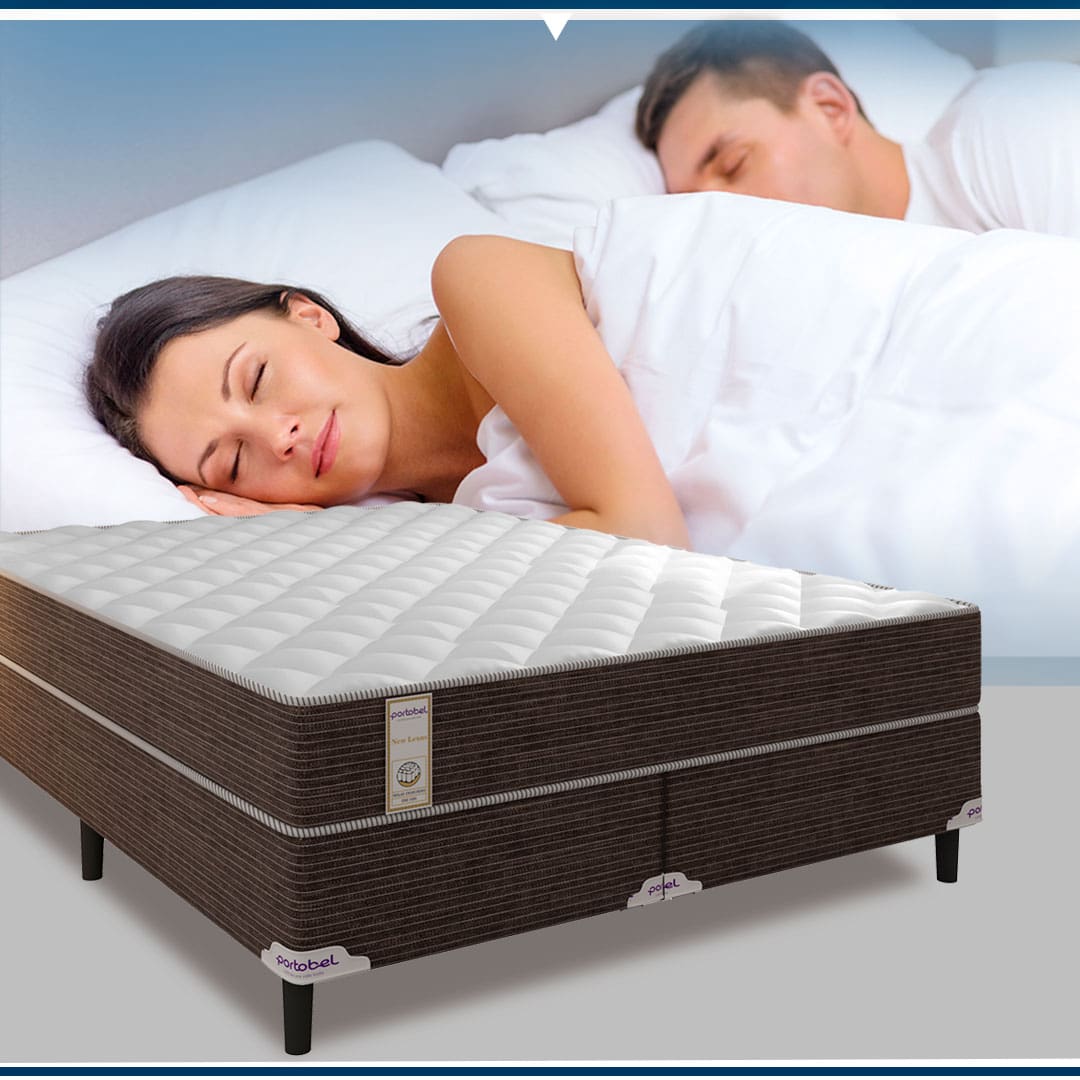 Cama Box Queen Size Portobel Roma Preto peso