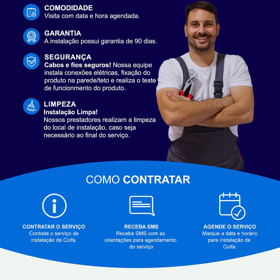  Instalação de Coifa Coifa Tipo Parede