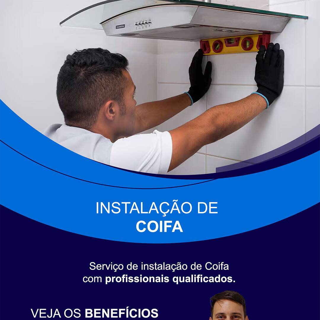  Instalação de Coifa Coifa Tipo Parede