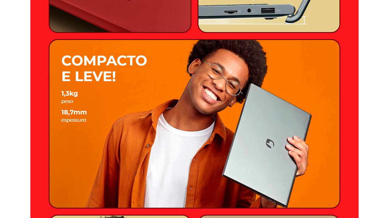 Notebook Positivo Motion Gray Q4128ci Intel® Atom® Quad Core™ Linux 14,1'' - Cinza
