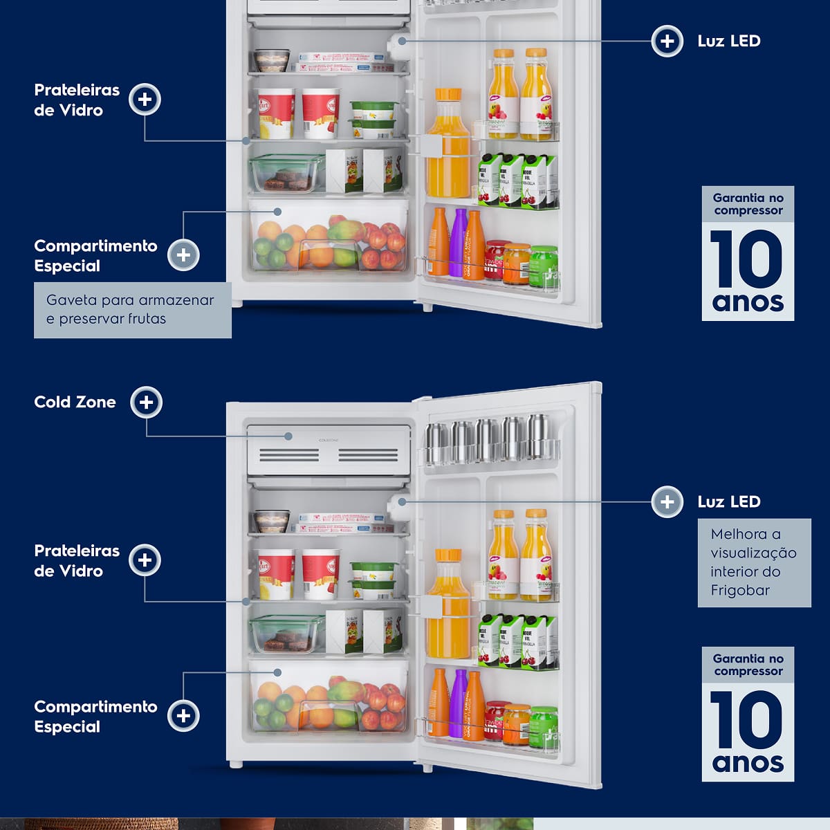 Frigobar Electrolux 90L EM90
