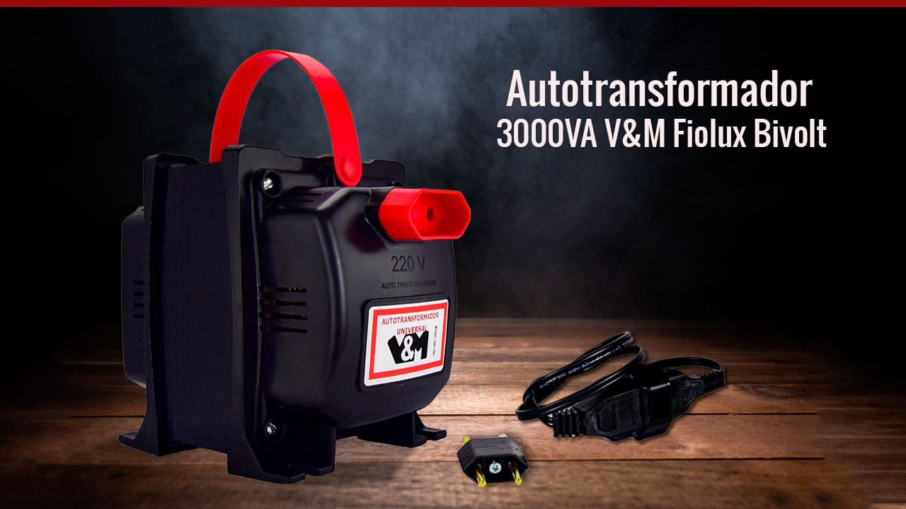 Autotransformador 3000VA V&M Fiolux Bivolt