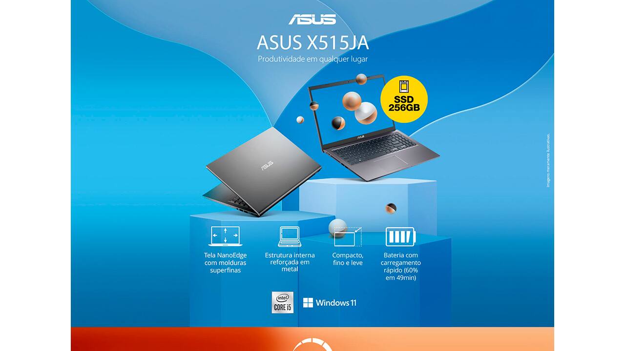 NOT ASUS X515JA-EJ1792W CI5/8GB/256SSD/15.6"/W11/C - 55048246
