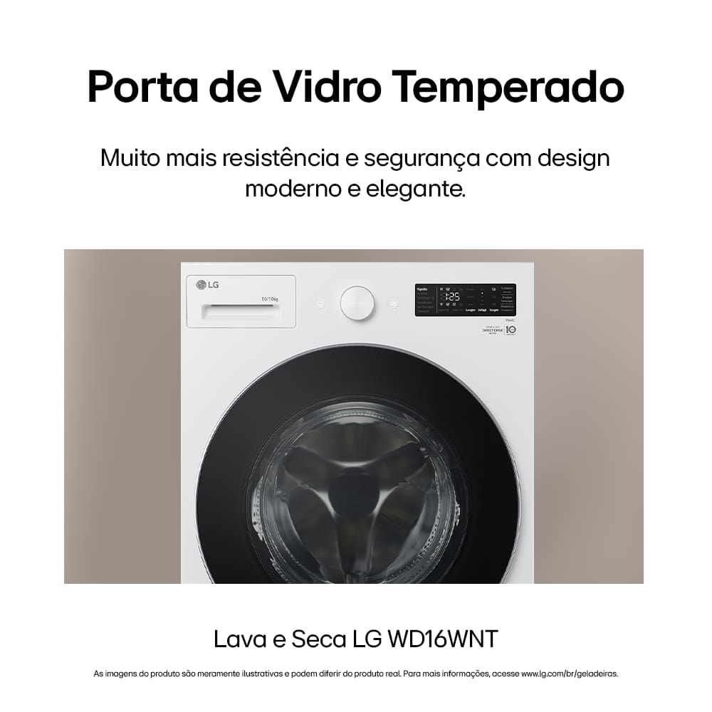 Lava e Seca LG Smart WD16WNTS6B 16kg